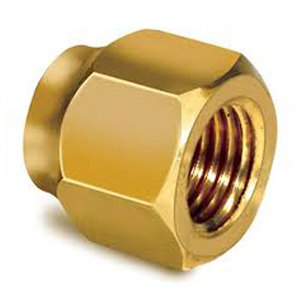 น็อตบีบอัดทองเหลืองหกเหลี่ยมแรงดันต่ำนิ้ว OEM ODM AOL-103 SAE #060110 - Product Image 1