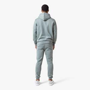 Sun Fade Winter Tracksuit Custom Fashion Sportswear <b>Set</b> with Solid Finish <b>Matching</b> Jacket <b>Jogger</b> Pants Wholesale - Product Image 2