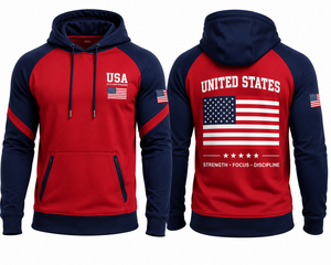Sweat-shirt à capuche personnalisé avec drapeau canadien, 100% coton, pour l'automne, pour hommes et femmes, pour la salle de sport, l'entraînement physique - Product Image 2
