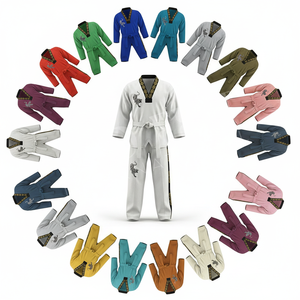 Vêtements d'arts martiaux professionnels en feutre, fabricant de vêtements de karaté sur mesure, vente en gros acceptée, uniforme de kung-fu et de karaté unisexe avec marque privée - Product Image 1