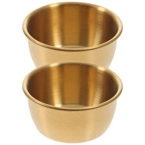 Casserole sans poignée en laiton, design minimaliste, lavage à la main uniquement, compatible induction, finition polie, sans couvercle - Product Image 1