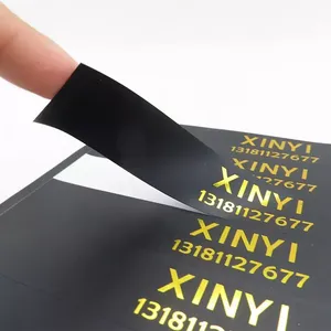 Autocollant en vinyle PE transparent couleur, adhésif imperméable pour logo, idéal pour spray nettoyant corporel, shampoing, soin de la peau, lotion - Product Image 4