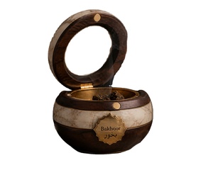 Modern Hand-made Organic Metal Bukhoor <b>Holder</b> Luxurious Eco-Friendly Spring Fragrance <b>Diffuser</b> for Elegant Homes - Product Image 3