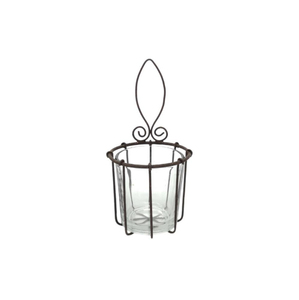 Porte-bougie décoratif populaire en métal et verre avec un nouveau design de couleur noire pour la décoration de la maison, des festivals et des événements - Product Image 4