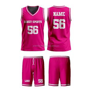 Maillot de basket-ball imprimé sans manches, professionnel, personnalisé, confortable, respirant, 100% polyester, antibactérien, séchage rapide, grande taille - Product Image 3
