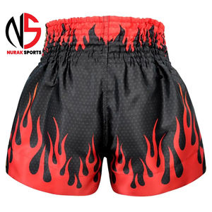 กางเกงมวยไทยชาย ดีไซน์ล่าสุด กันยับ ราคาประหยัด ขายดี ระบายอากาศได้ดี คุณภาพสูง ตัดเย็บตามสั่ง - Product Image 6