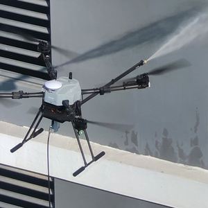 โดรนล้างทำความสะอาดแรงดันสูงระดับมืออาชีพ พร้อมระบบหลบหลีกสิ่งกีดขวาง สำหรับการบำรุงรักษาผนังอาคาร - JIUSI D15R - Product Image 1