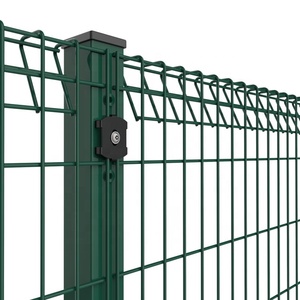 Malla de Alambre Reforzada de Acero Galvanizado con Recubrimiento de PVC, Anti-Escalada, Soldada, para Concreto, con Parte Superior Enrollable, a Bajo <span class=keywords><strong>Precio</strong></span> - Product Image 4