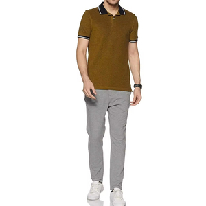 เสื้อโปโลผ้าฝ้ายสวมใส่สบาย แขนสั้น คอริบบ์ ระบายอากาศได้ดี เหมาะสำหรับใส่ลำลองในฤดูร้อน แฟชั่นเสื้อผ้าฤดูร้อน - Product Image 1