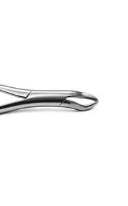 Forceps d'extraction dentaire pour molaire gauche maxillaire, en acier inoxydable poli, réutilisable, type bec de corne de vache - Product Image 2