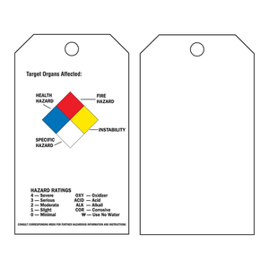 Etiqueta Flexible Brady para Identificación de Riesgos Químicos para Seguridad en Laboratorios e Industrias - Product Image 3
