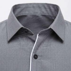 Hot Selling Breathable <b>Flannel</b> Everyday Fashion <b>Men</b> Button-Up Long Sleeve Cotton <b>Shirt</b> for Work Travel Office and Weekend Wear - Product Image 3