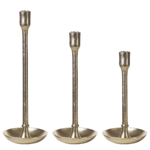 New Arrival Classic Candle Stand For Home Decor Candle <b>Stick</b> Holder Gold Finished for Home & Christmas <b>Lighting</b> Decoration - Product Image 1