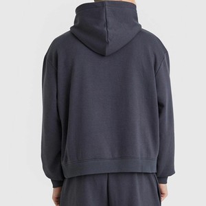 Survêtements pour hommes, vêtements décontractés, couleur unie, écologiques, coupe classique, 100% coton molletonné, respirants, impression personnalisée, survêtements d'hiver, OEM - Product Image 3