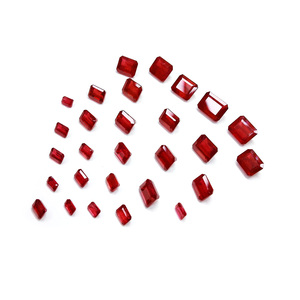 Rubis naturels de Bangkok, octogones calibrés 4x6mm, pierres précieuses de rubis naturelles facettées pour la fabrication de bijoux, prêtes à l'emploi - Product Image 3