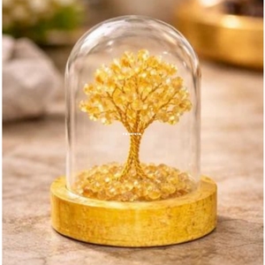 High Quality Natural Tiger Eye Gemstone Dome Tree Handmade Portable Polished Folk Art Love Flower <b>Vase</b> Chakra <b>Stone</b> Home <b>Decor</b> - Product Image 4