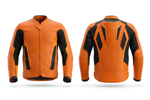 Chaqueta de Motociclista de Cuero Genuino de Último Diseño, Paneles de Malla Transpirable para Motociclistas, Chaquetas de Motocicleta Elegantes y Duraderas - Product Image 4