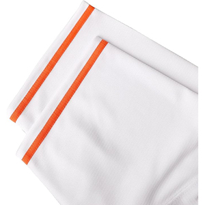 Camiseta Deportiva Blanca Tradicional de Béisbol con Botones, Unisex, de Alto Rendimiento, con Rayas Rojas, Ropa Deportiva - Product Image 5
