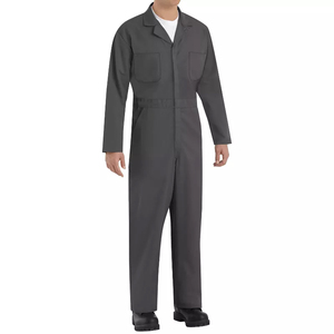 Combinaison de travail ignifuge et imperméable en coton pour hommes, blanche, longue, uniforme de sécurité industrielle - Product Image 6