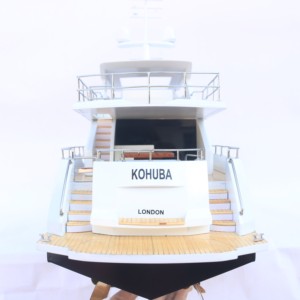 PRINCESS SUPERYACHTS 30M - Maqueta de Barco de Madera Hecha a Mano - Decoración para el Hogar, Regalo Hecho a Mano para Acción de Gracias - Product Image 4