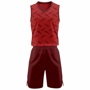 Ensemble de maillot de basket sublimé pour homme, débardeur sans manches à col en V avec short, vêtements de sport respirants pour toutes les saisons - Product Image 5