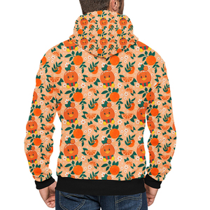 Sudadera con Capucha y Cremallera Extra Grande para Hombre, con Logotipo Personalizado de Alta Calidad, Bordado Digital, Algodón de 420 g/m², Talla Grande - Product Image 6