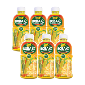 Boba C น้ำอ้อยพร้อม popping Boba เกลือพริก falvor 320มล. ขวดสัตว์เลี้ยงขายส่งราคาเครื่องดื่มแปลกใหม่ - Product Image 1