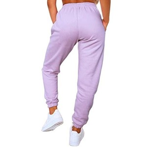 Nouveau pantalon de survêtement ample en polaire coupe droite pour homme avec impression par transfert thermique, respirant et crocheté, unisexe - Product Image 5