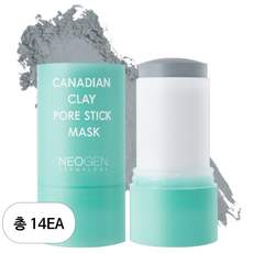 Maschera in Stick per Pori Neogen Canadian Clay 28g, Confezione da 14 Pezzi, Trattamento Minerale per il Viso, Prezzo Scontato - Product Image 1