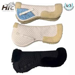 Almohadillas de sillín de lana de cordero personalizadas de alta calidad, venta al por mayor, almohadillas de sillín de equitación en colores personalizados, instrumento para el cuidado de la vida - Product Image 3