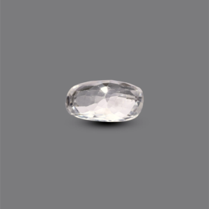 Square Cut 4.55 Carat White Zircon Loose Gemstone for Fine Jewelry - Product Image 2
