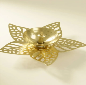Polished brass peacock pedestal diya bowl for religious ceremonies and decor, available at wholesale prices. - Product Image 3