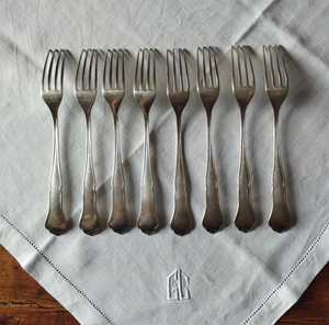 High Quality Metal Forks <b>Set</b> <b>Reusable</b> Stainless Steel <b>Cutlery</b> for Dining - Product Image 1