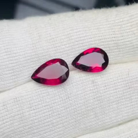 Tourmaline rose naturelle taille poire 9,28 carats qualité AAA certifiée IGI pierre précieuse polie pour la fabrication de bijoux