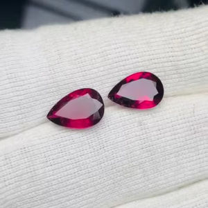 Par de turmalinas rosas naturales en forma de pera de 9.28 quilates, buena calidad con brillo AAA, perfectas para pulir y formar un hermoso elemento para uso en joyería. - Product Image 6