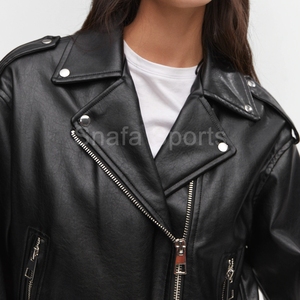 New Latest Design Leather Jackets With Customized Women winter Jacket For Online sale in Affordable price - Product Image 4