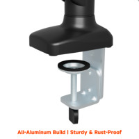 Soporte de Escritorio VESA para un Solo Monitor con Resorte de Gas AUKI, Resistente, Ajustable, para Pantalla de Computadora, OEM ODM ISO9001