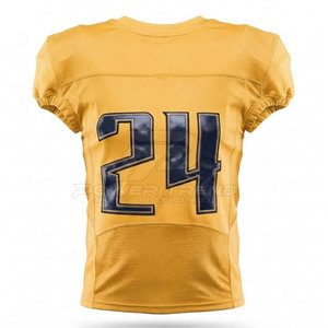Youth Adult Team Wear Custom American Football Jersey Sublimated <b>Mesh</b> Practice Game Shirt Athletic Sports Uniform - Product Image 2