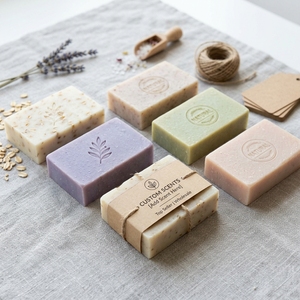 Customizable Solid <b>Bar</b> <b>Shower</b> Soap Anti-Acne Whitening Slimming Antiseptic Skincare with Different Scents - Product Image 2