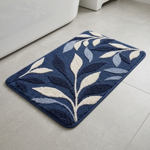 Alfombra de baño moderna hecha de tela de primera calidad con un diseño suave y cómodo, alta absorción, secado rápido y construcción duradera. - Product Image 4