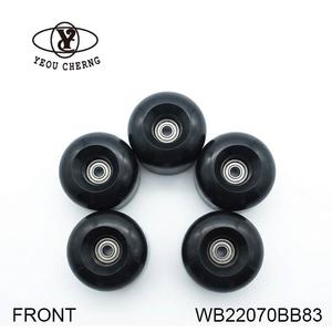 Roues de trottinette 72 mm 80A en PU, roues de remplacement pour trottinette, roulement fluide, roues d'entraînement pour enfants débutants - Product Image 3