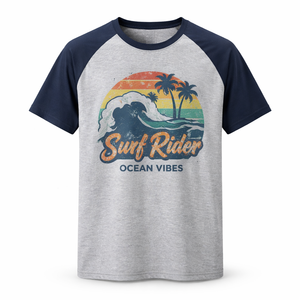 Camiseta Deportiva Raglán Personalizada al por Mayor para Hombre |   Suministro Directo del Fabricante OEM - Product Image 1