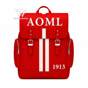 Delta Griega Personalizada |   Sigma |   Theta |   DST |   Mochila de Cuero Sintético Premium con Rayas para Hermandad |   Mochila de Viaje Premium para Uso Diario - Product Image 1