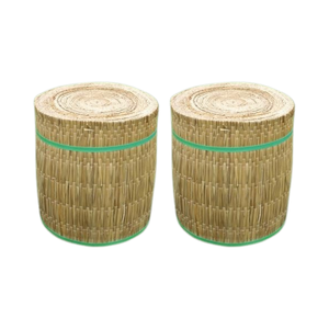 Barrière de protection pour arbres en fibres de jonc, favorisant la croissance des plantes, utilisée pour la couverture des troncs et des pots, rouleau de fibres naturelles écologiques. - Product Image 1