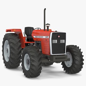 Tracteur à roues Massey Ferguson 385 d'occasion 2WD/4WD 90HP pour moteur et transmission, à prix abordable - Product Image 4