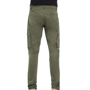 Pantalones Chino Estilo Cargo para Hombre, Pantalones de Algodón con Múltiples Bolsillos, Prendas Inferiores Masculinas Casuales y Funcionales, Ropa de Moda Utilitaria - Product Image 2