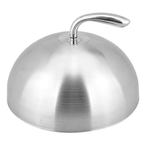 Couvre-plat en acier inoxydable pour la décoration de table de mariage/de fête, accessoires plaqués argent, lavables au lave-vaisselle - Product Image 5