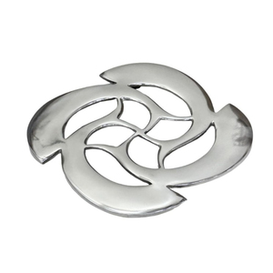 Luxurious Gold Aluminum Metal Trivet Maple Leaf Shape Heat Resistant Hot Pot <b>Stand</b> Decorative Table Protector For Kitchen Mats - Product Image 4