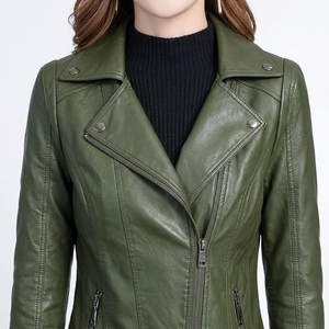 Veste matelassée unie décontractée pour femme, style classique, col montant, chaude, élégante et luxueuse, pour l'hiver - Product Image 4