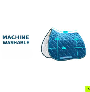 Tapis de selle de luxe en velours pour cheval |   Tapis de selle d'équitation pour dressage |   Tapis d'équitation matelassé respirant en gros - Product Image 1